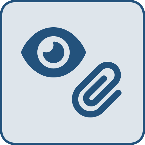 view attachment icon