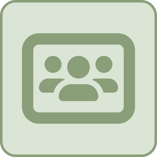 Icono de equipo cuadrado