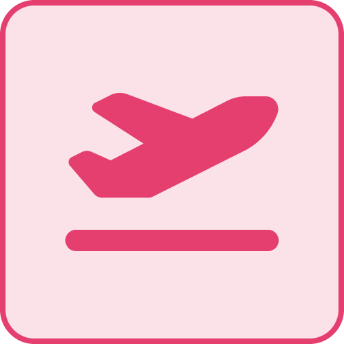 offboarding departing plane icon