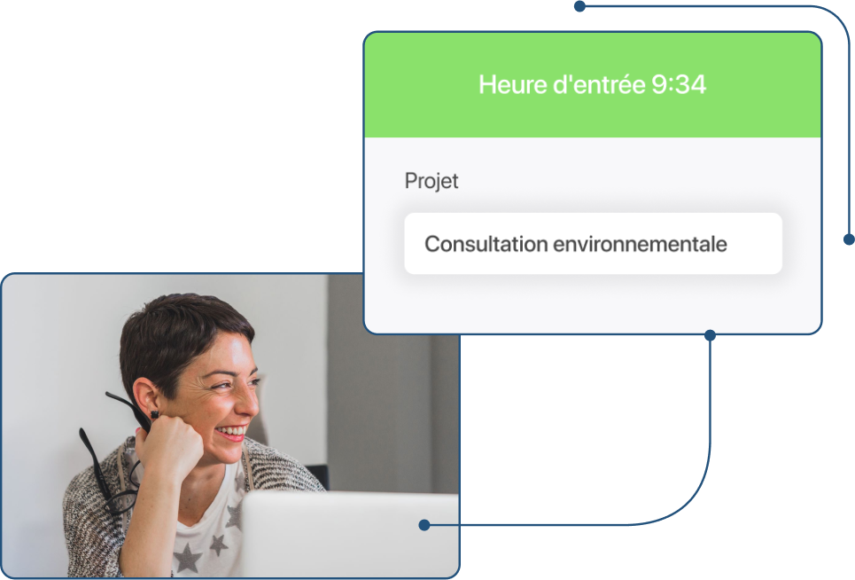 Captura de fichaje proyecto FR en TramitApp