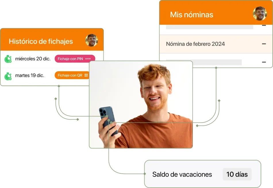 Integración fichajes con vacaciones y ausencias