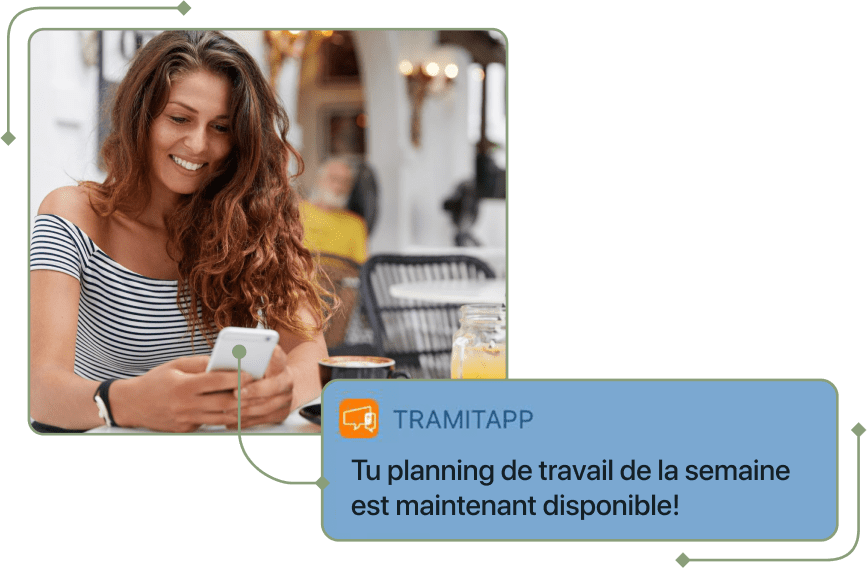 Captura de notificacion horario semana disponible mujer FR en TramitApp
