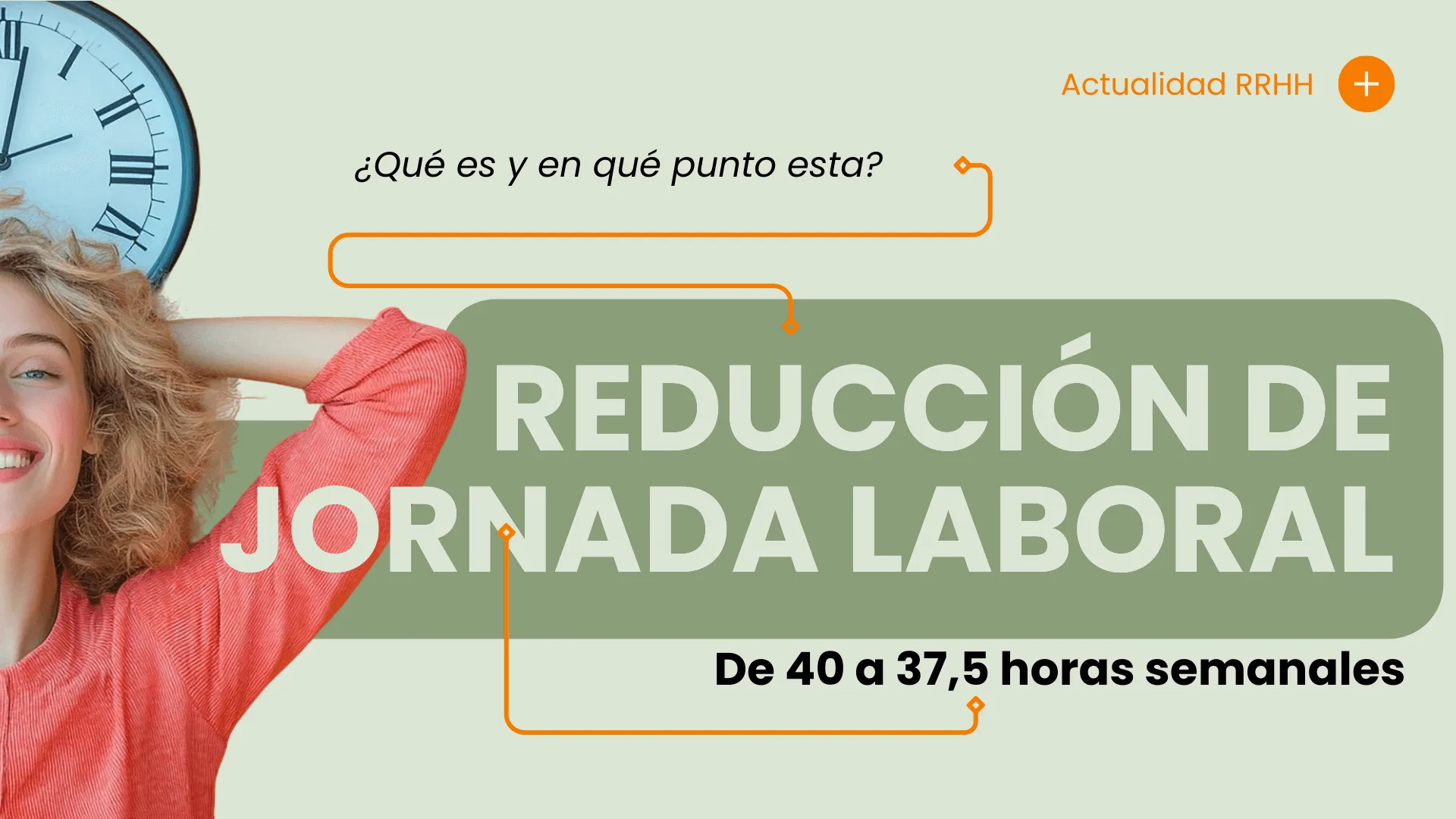 Reducción de jornada laboral en España: 37,5 horas. Mayo 2025
