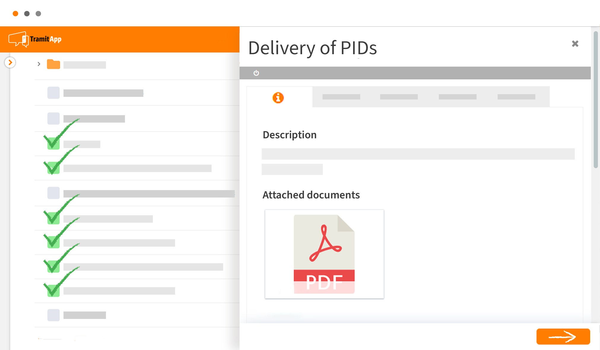 Certified mail delivery PIDs EPI