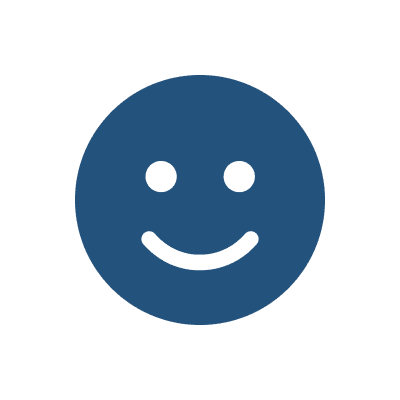 icon_happy_blue Happy employee illustration