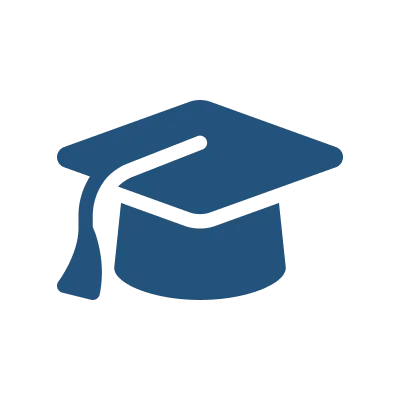 icon_graduation_cap_blue training icon