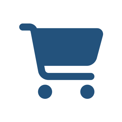 icon_shopping_cart_blue shopping cart icon