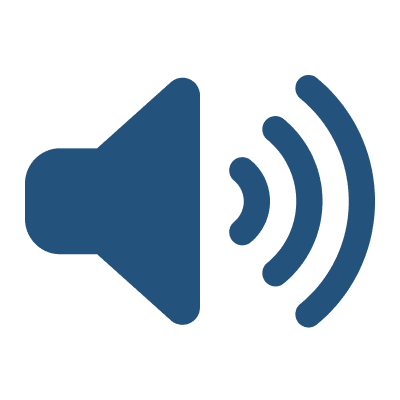icon_speaker_communicate_blue announcement icon