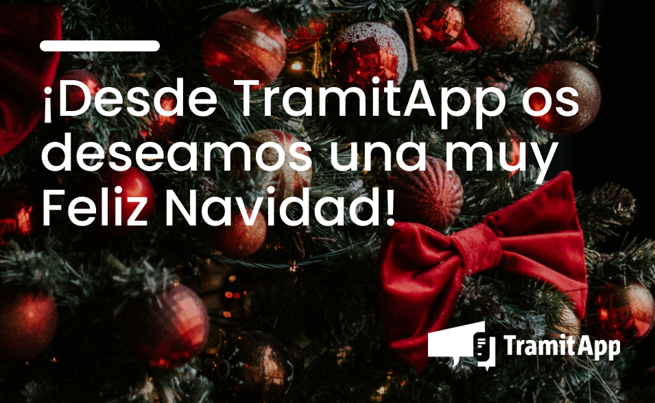 Felicitación de Navidad del equipo de TramitApp