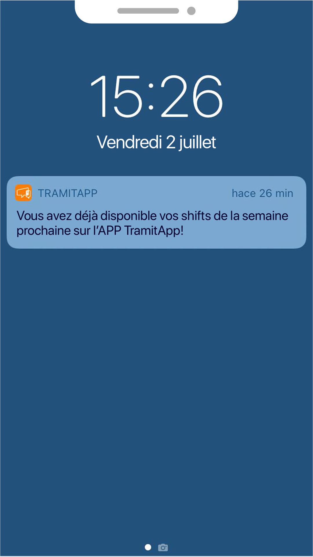 notification_shifts_publiés Notification de shifts publiés