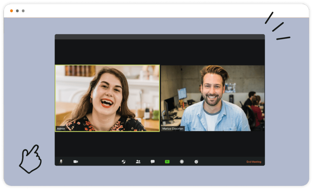 Onboarding videocall