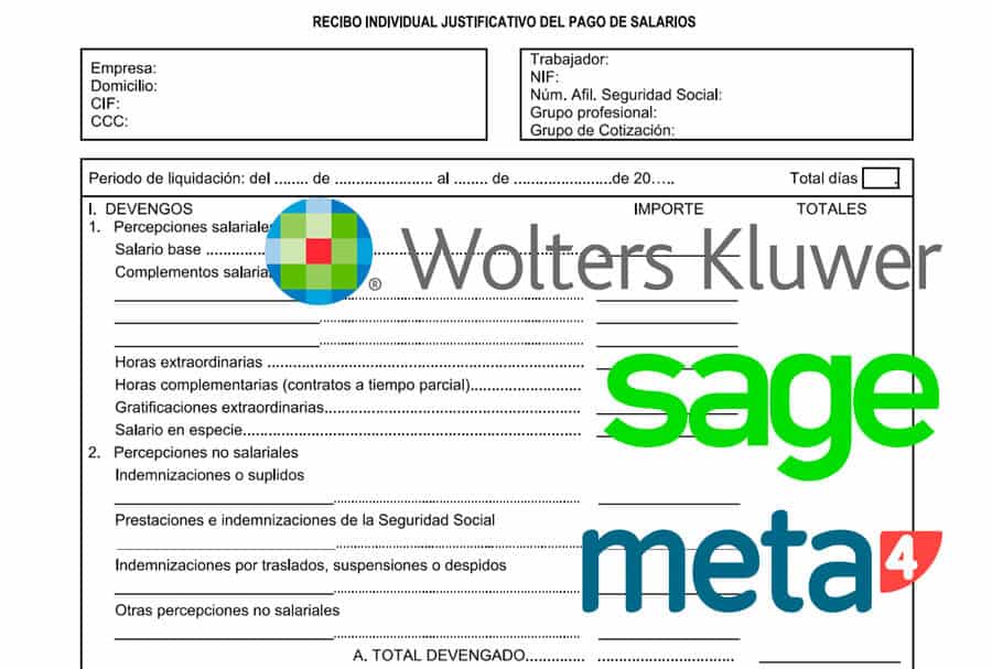 compatible con wolters kluwer, sage, meta4 y más compatible con los principales programas de nóminas