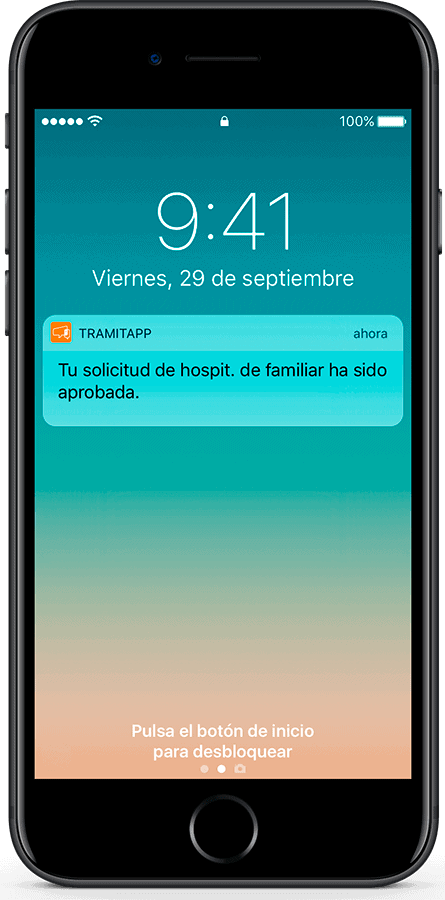 Notificaciones de ausencias y permisos retribuidos TramitApp Control Horario te permite recibir notificaciones de las aprobaciones de tus permisos y ausencias