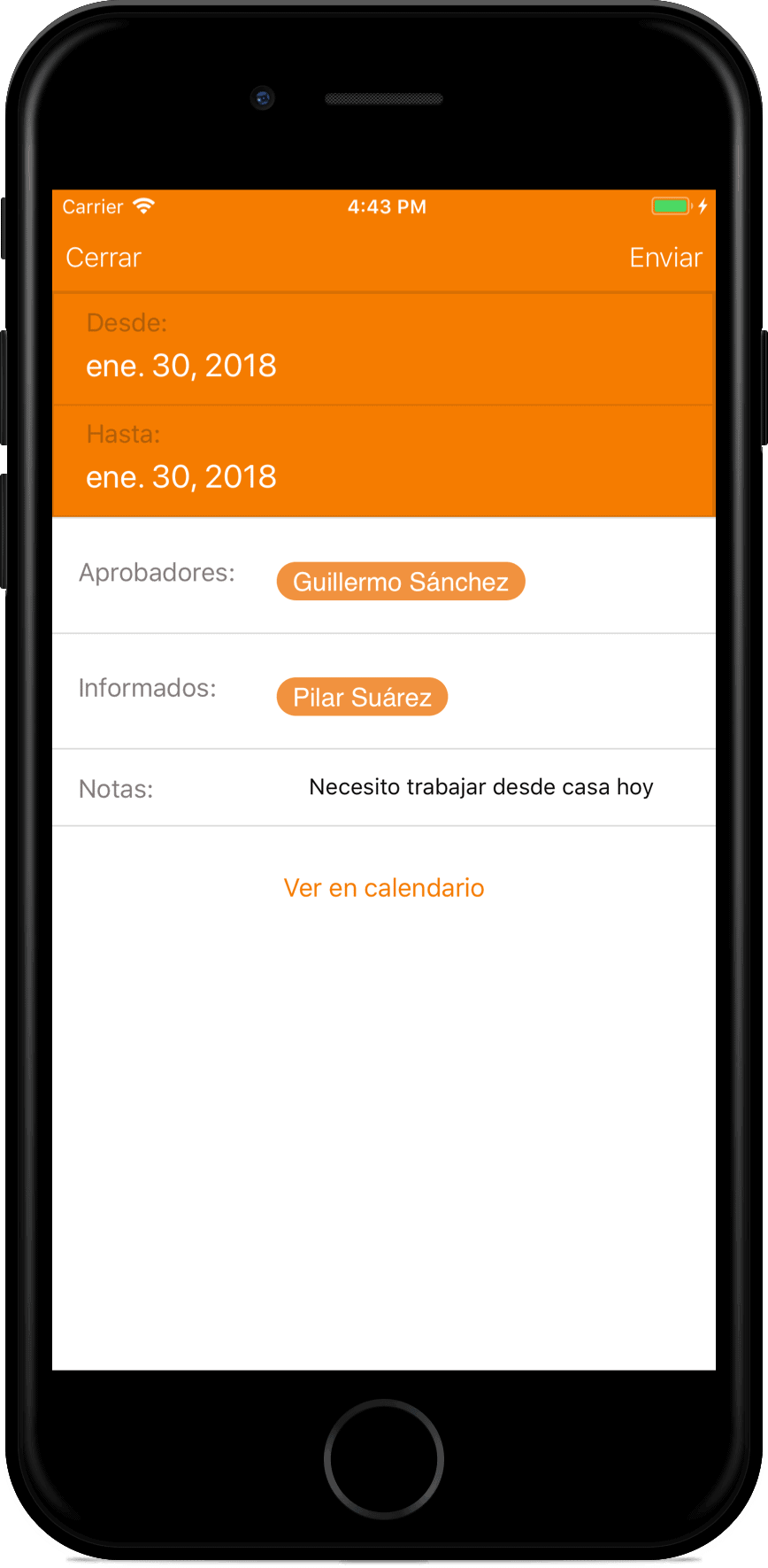 Solicita trabajar desde casa a tu responsable desde el móvil TramitApp Control Horario permite solicitar teletrabajo desde el móvil