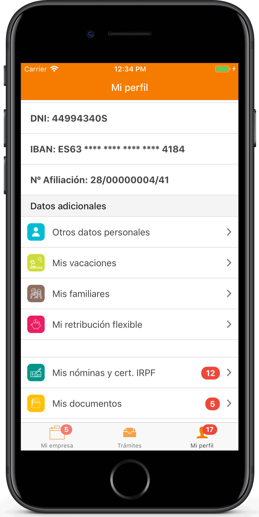 gestor-documental-iphone gestor documental de empresa en el teléfono móvil