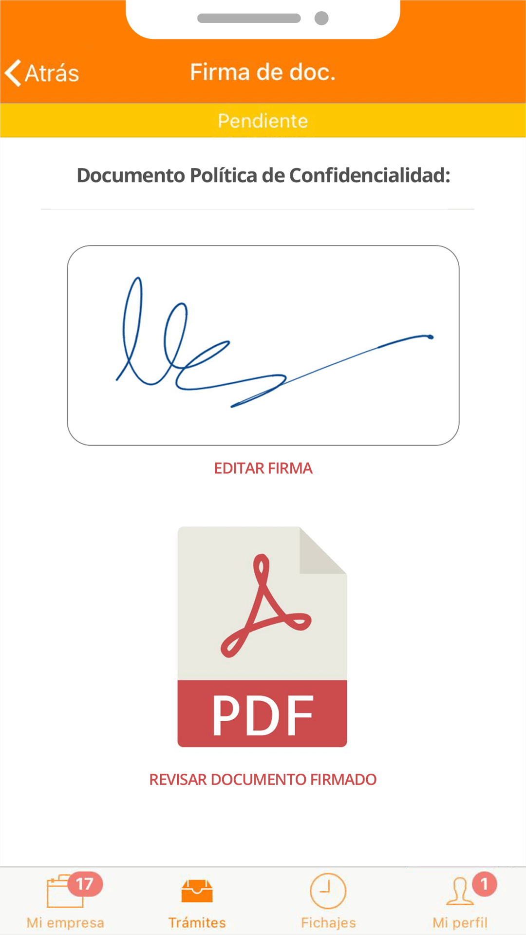 firma_electronica_vertical gestor documental de empresa en el teléfono móvil